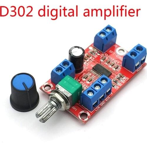 DC 12V 2 x 30W D302 Class D 2.0 channel digital amplifier board