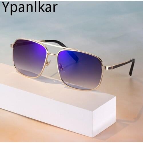 Luxury Women Sunglasses Men Oval Mirror Lens Sun Glasses Alloy Twin Beam Retro Glasses Shades Oculos Feminino UV400