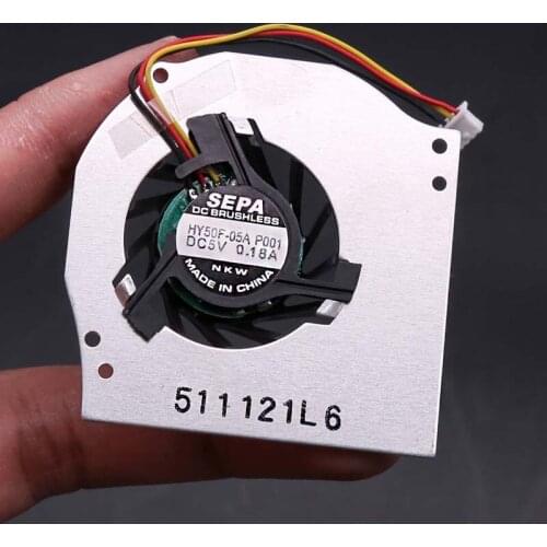 SEPA HY50F-05A Big Airflow Rate DC 5V 0.18A 3600RPM Silent Notebook LifeBook CPU Turbo Blower Cooling Fan Brushless DC Motor