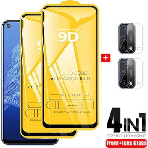 9D Pelicula Realmi 7 5G Screen Protector + Camera Lens Film For OPPO Realme 7-5G 7-Pro Protective Glass Realme7 Realmi7 Pro 5G