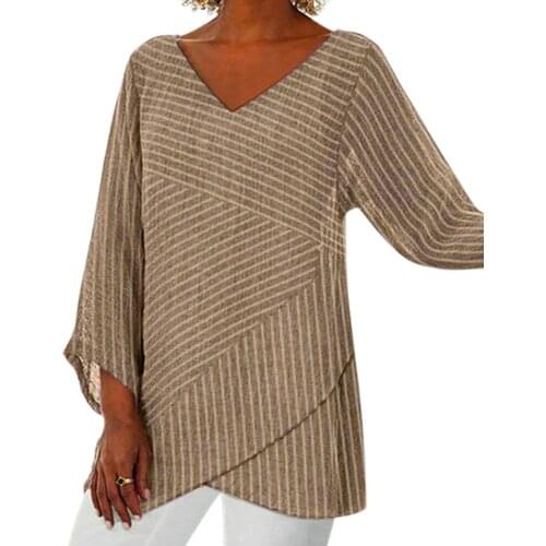 Swokii Women's Striped Shirts