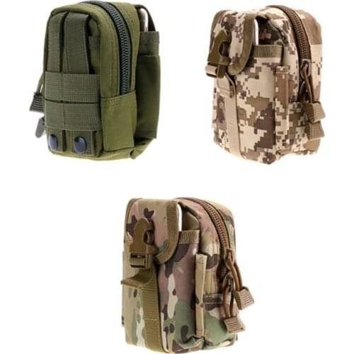Tactical Molle Pouch Belt Waist Belt Bag Wallet Pouch Purse Outdoor Sport Waist EDC Camping Hiking Pack Phone Case Pocket