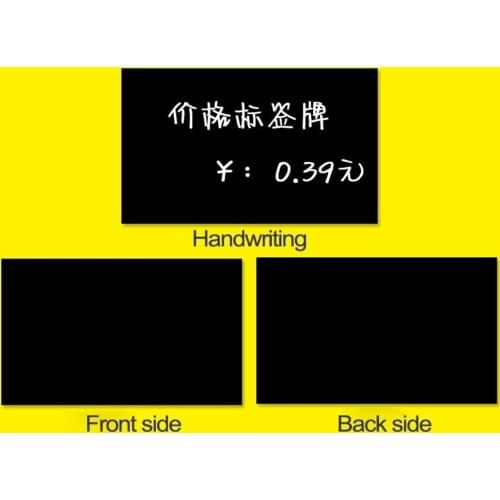 Loripos Food Cake Baking Shop Handwriting Label Card Board White Black Yellow Price Signboard Pop Advertising Pricing Tag