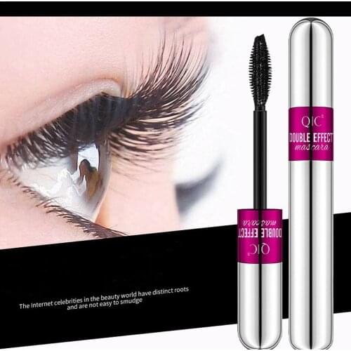 Dual-effect All-in-one Mascara 4d Waterproof Long-lasting Thick One-piece Dual-use Daily Makeup Waterproof Mascara