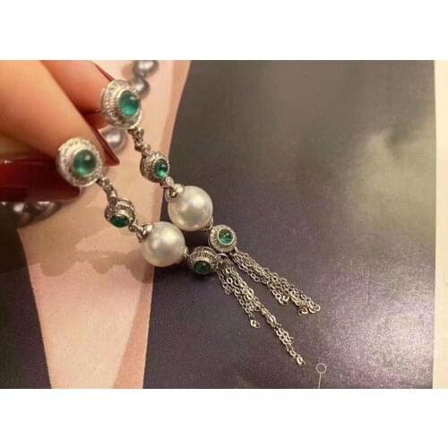 Gorgeous 925 Sterling Silver Earrings Mountings Jewelry Parts Fittings Womens Accessories for Pearls Beads Stones Agate Jade