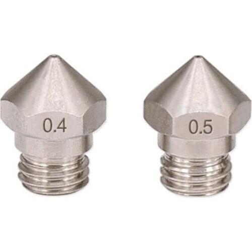 1PC New Arrival 3D Printer M7 Stainless Steel MK10 Nozzle for 1.75mm 3D Printer Parts