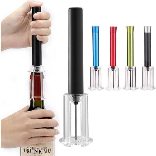 1 Pcs Air Pump Wine Bottle Opener Stainless Steel Pin Type Bottle Pumps abridor de vinho Kitchen Opening Tools Bar Accessories