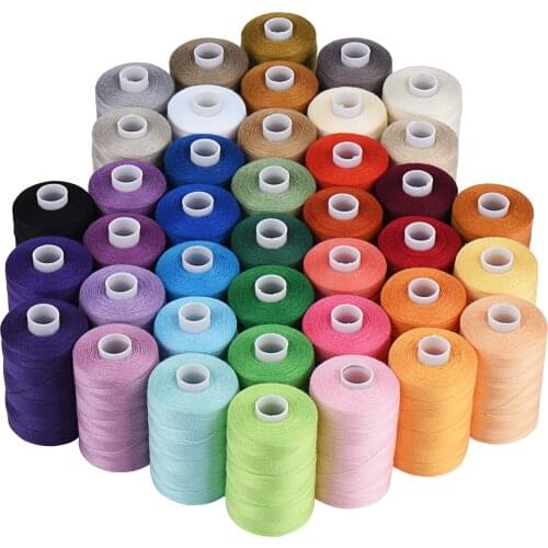 40 Colors Sewing Thread 40 Colors 1000 Yards Sewing Machine Thread Set 40S/2 for Sewing Machine,Quilting,Hand Sewing