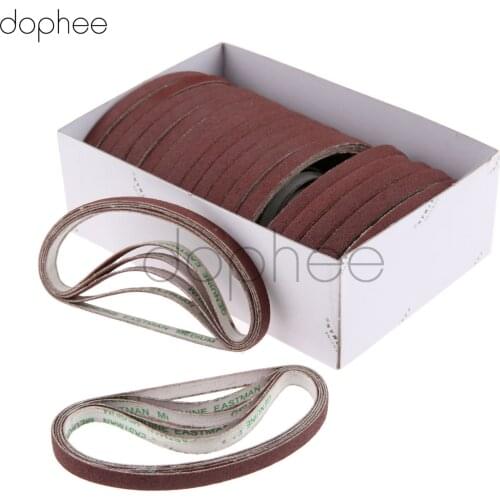 Dophee 20pcs Abrasive Belts for Eastman Industrial cloth cutting machine scissor abrasive belts