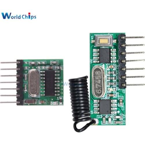 TX118SA-4 433mhz Wireless Coding Transmitter Decoding Receiver Module 4 CH Output for 433Mhz Remote Controller DIY