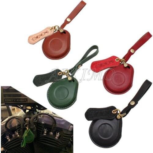 For Harley Davidson X48 1200 Street Glide Keychains Smart Key Genuine Leather Case Fob Cover