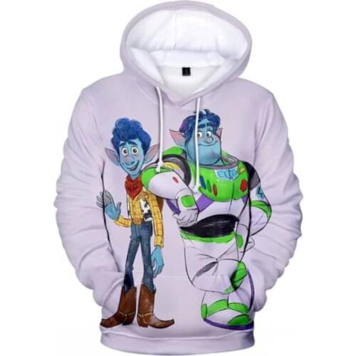 Childrens Hoodies New Movie Onward Hoodie Men Women Hoodies Cartoon Long Sleeve Boys/girls Hip Hop Coats And Child Kids Clothes