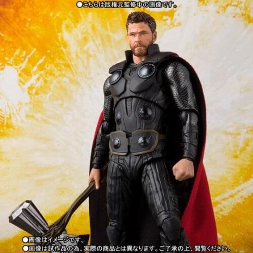 Marvel Avengers Super Hero Thor with Stormbreaker Infinity War BJD PVC Action Figure Collectible Model Toy