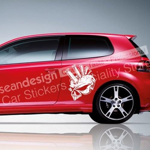 Cool! Totem Skull K TT014 Auto Car Decal Sticker PVC(black,white,red,grey colour)