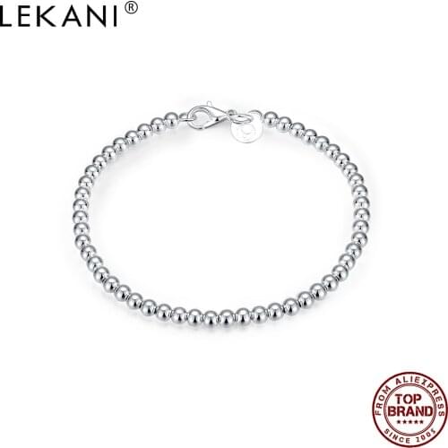 LEKAN Bracelet For Women Classic Spherical Embedded Lobster Clasp Rope Chain Unisex Fashion Jewelry Send Girlfriend Gift 2021
