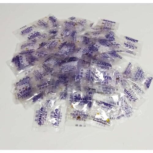 Reusable Indicating Silica Gel Beads Moisture Absorber Desiccant Moisture Absorber Dehumidifier Breathable OPP Bag Packaging