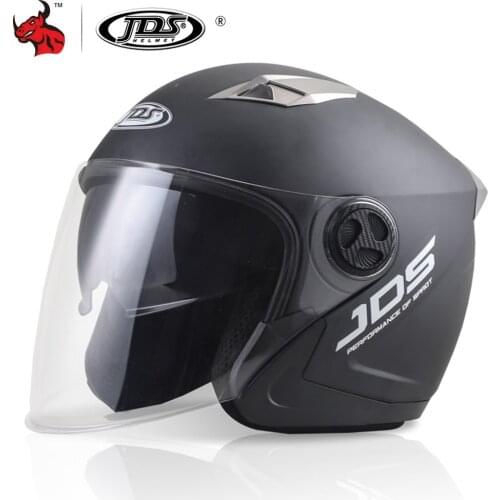 NENKI Helmet Motorcycle Open Face Capacete Moto Helmet ABS Motorbike Vintage Helmets Double Lens Casque Moto For Men And Women