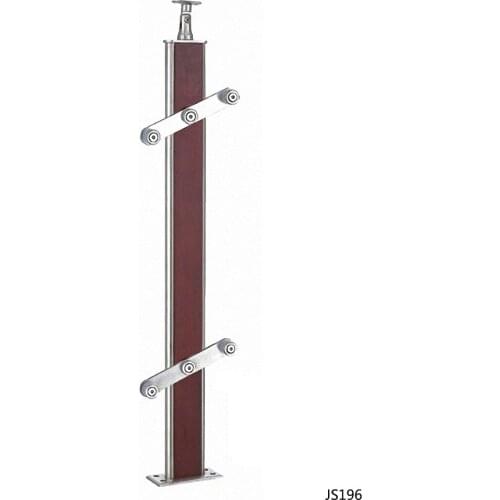Freeshipping 950mm JS196 Column Customade Floor Mount Newel Handrail Armrest Post Pillar Pole for Staircase