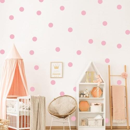 Mixed size Dots Wall Sticker For Kids Rooms Nursery Bedroom Decals Nordic Style Vinyl Art Sticker Home Decor Wallpaper#604