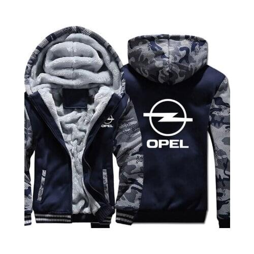 NEW Winter male new arrived casual for Opel Sweatshirt men Hoodies zipper Thicken coats winter male warm jackets