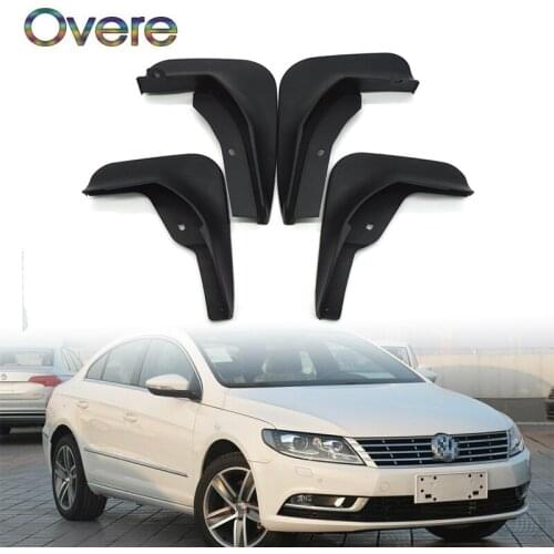 Overe Car Front Rear Mudguards For 2013 2014 2015 2016 VW CC Volkswagen Splash Guards Car-styling Mudflaps Accessories 1Set