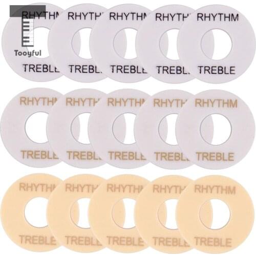 Tooyful 5pcs 3 Way Toggle Switch Plate Selector Cover Marker Washer Rhythm Treble Washer Ring for LP Electric Guitar