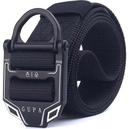 Buckle Length 9.5cm Width 5.1cm New Tactical Belt men Heavy Webbing Belt Military Quality Adjustable Military Style Nylon Belt