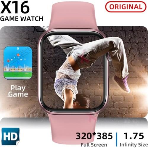 X16 Smart Watch Bluetooth Fitness Band Call Play Men Women Smartwatch PK IWO12 W26 Series6 amazfit iwo W34 X7 HW12 W46 W26 G65L