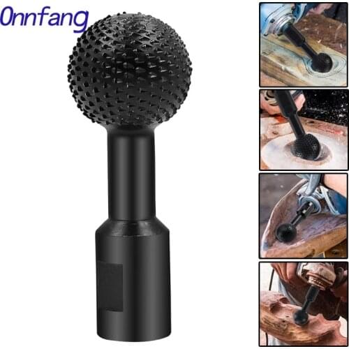 Onnfang Angle Grinder Ball Type Grinding Head Ball Polished M10/M14 Rotary Files Wood Furniture Groove Polishing Abrsive