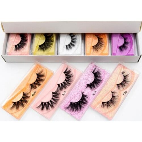 Visofree Wholesale Eyelashes 20/40/50/100pcs Natural Long 3D Mink Lashes Wholesale Makeup False Eyelashs Thick eyelash In Bulk