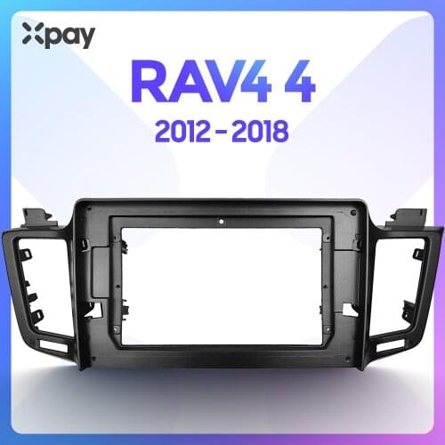 XPAY 10.1-inch 2din car radio dashboard For TOYOTA RAV4 2012-2018 stereo panel for mounting car panel dual Din CD DVD frame