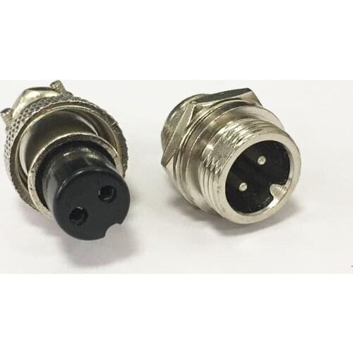 1pair 12mm GX12 2/3/4/5/6/7 Pin High Quality Male & Female Butt Joint Connector Aviation Plug Circular Socket and Plug