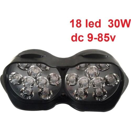 1PC Led Moto light electric Auto Motorcycle Spot Flood head light bulb led flash headlamp Offroad truck fog light 4x4 work light