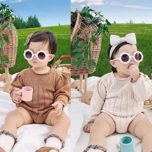 2020 FV New Autumn Winter Baby Boys Bodysuits for Toddler Girls Cute Knit Long Sleeve Jumpsuits Infant Cotton Clothes for Newbor