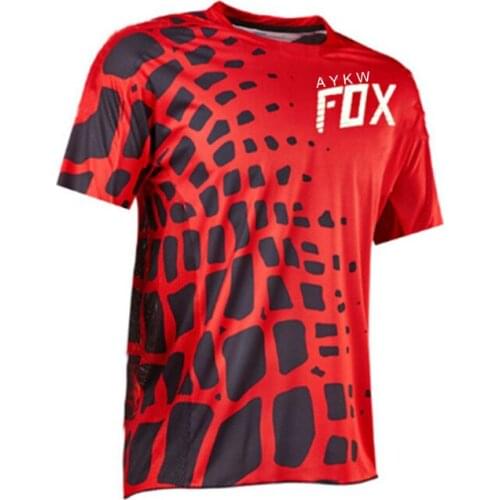 2021 Mens Downhill Jerseys fox Mountain Bike MTB Shirts Offroad Motorcycle Jersey Motocross Sportwear Clothing bike fox mtb