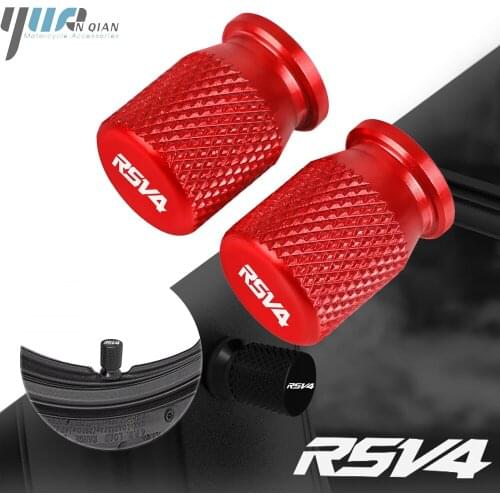 Motorcycle Accessories CNC Wheel Tire Valve Stem Caps Airtight Covers Fast For Aprilia RSV 4 R RSV4 FACTORY RSC4RR All Years