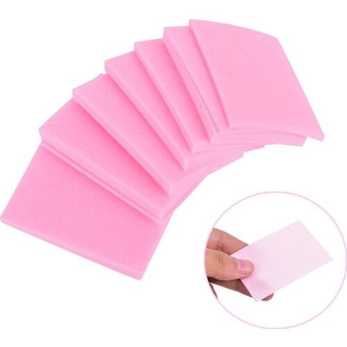 100 Pcs Lint-Free Wipes Napkins Nail Polish Remover Gel Nail Wipes Nail Cutton Pads Manicure Pedicure Gel Tools