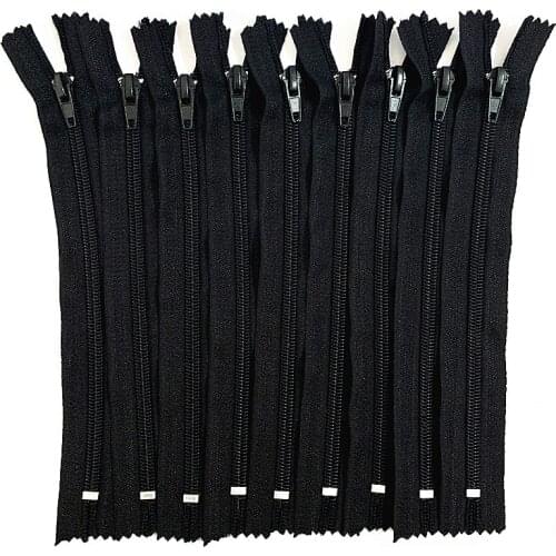 10 pieces of 5#15-60cm black,white nylon zipper tailor sewer crafts and FGDQRS