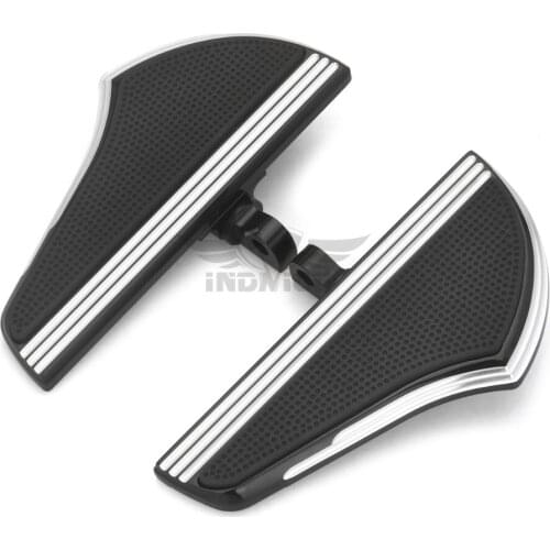 CNC Defiance Passenger floorboards pegs Black CNC Male Mount footboards for harley Touring FLHX PEG Dyna Sportster XL
