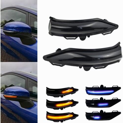Dynamic Blinker Flasher Repeater Indicator Sequential Lamp LED Turn Signal Light For Ford Fiesta ST Line MK8 2018 2019
