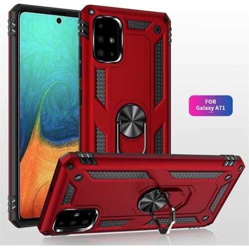 For Samsung A71 Case Magnet Car Ring Stand Holder Cover for Samsung Galaxy A71 4G SM-A715F/DS A 71 6.7'' 5G SM-A716B funda Coque