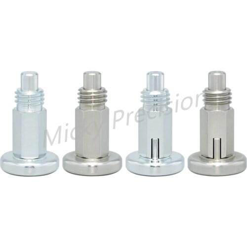 Free shipping Indexing Plunger Lock Pin Spring Plunger Rest Position Return Type Coarse and Fine Thread M8 M10 M12