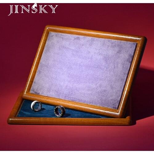 Jewelry Tray Jewelry Display Tray Solid Wood Ring Necklace Bracelet Storage Tray Live Jewelry Watch Pallet