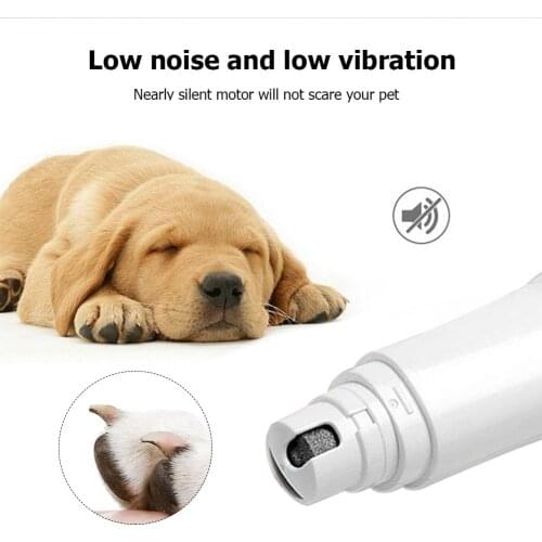 Pet Nail Grinder Electric Paw Claw Trimmer Clipper Painless Puppy Nail Polisher for Dog Puppy Cat Grooming Trimmer