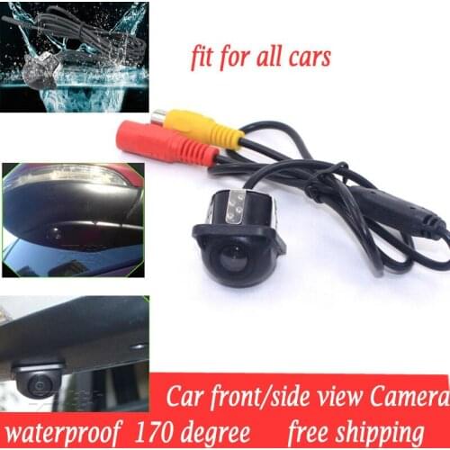 Mini CCD HD Night Vision 170 Degree Car Universal car Front Side view Side view Camera Waterproof Camera fit for all cars