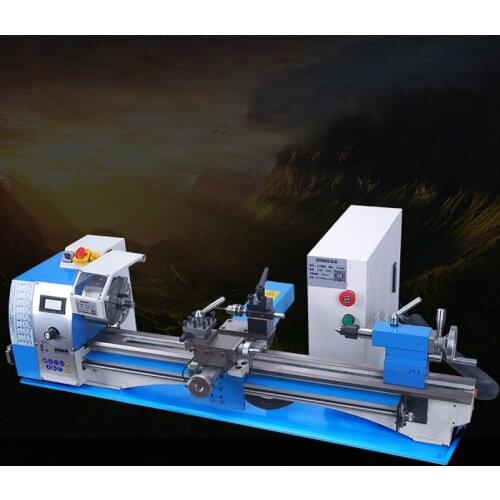 Mini Lathe 210 CNC Lathe All-Copper Motor Bead Machine Milling Machine Woodworking Lathe Metal Small Lathe Instrument Lathe