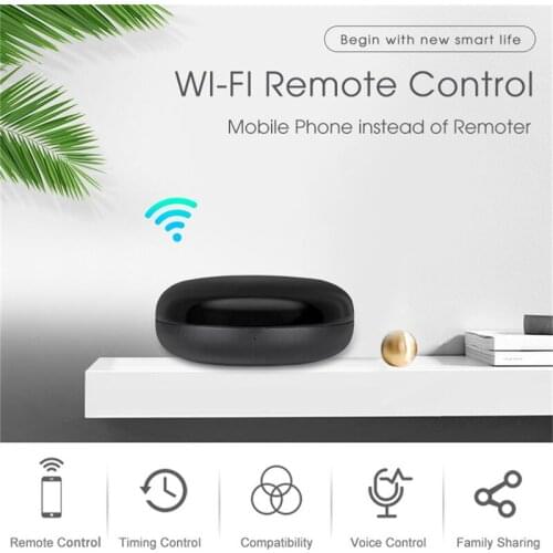 Multifunction New Smart Wireless WiFi-IR Remote Controller Tuya/Smart Life WiFi Smart Infrared Remote Control with Alexa Home
