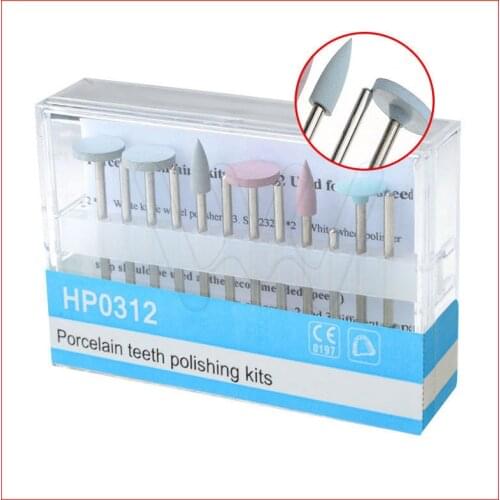 HP0312 Porcelain Teeth Polishing Kit Used for Dental Low-Speed Handpiece Teeth Whitening Oral Hygiene