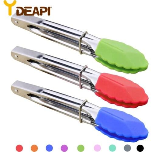 YDEAPI 1pc Heat-Resistant Food Tong Creative Non-Slip Nylon Bread Tong Serving Tong Kitchen Tools BBQ Tools Accessories
