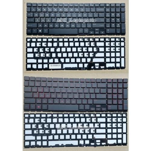 New US English Keyboard For HP omen 15-dc0000tx 15-dc0001tx 15-dc0002tx Laptop Colorful BACKLIT, Black without Frame